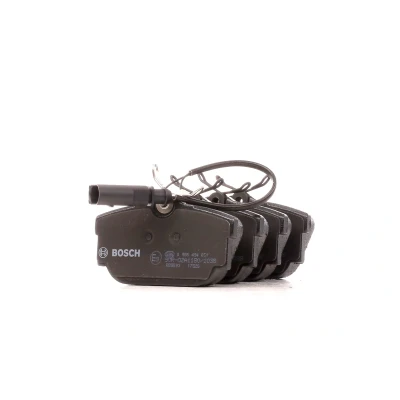 Billede af BOSCH 0 986 494 051 Bremseklodser Low Metallic med indbygget slidsensor anti knirke plade, monteringsvejledning VOLKSWAGEN: TRANSPORTER 4 Bus