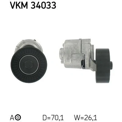 Billede af SKF VKM 34033 Strammehjul FORD: FIESTA 5