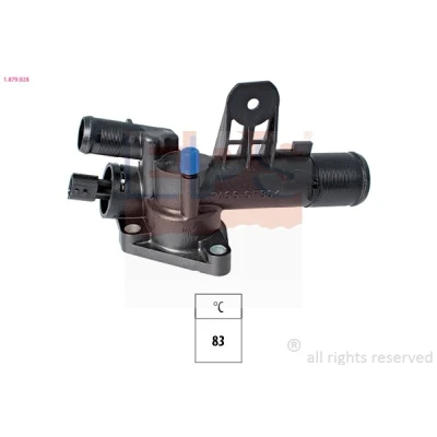 Billede af EPS 1.879.928 Termostat 83 med pakning RENAULT: MEGANE 3 Grandtour, GRAND SCENIC 3, 2 Kombi, DACIA: Lodgy, LOGAN MCV 2, NISSAN: MICRA Juke