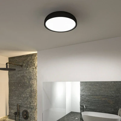 Billede af Paulmann Oka LED loftlampe IP44 CCT sort