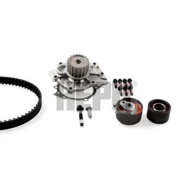 Billede af HEPU PK09800 Vandpumpe + Tandremssæt 132 VOLVO: V40 Hatchback, V70 2, XC60 I