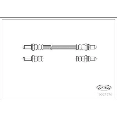 Billede af CORTECO 19027570 Bremseslange 280