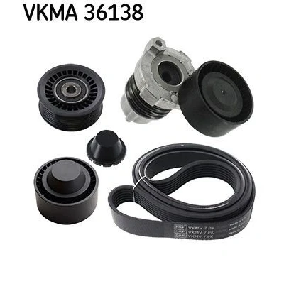 Billede af SKF VKMA 36138 Kileribberem RENAULT: MEGANE 3 Grandtour, GRAND SCENIC 3, Clio 4, DACIA: SANDERO 2, LOGAN MCV Dokker Express, NISSAN: Qashqai 2
