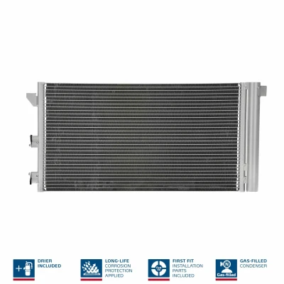 Billede af NISSENS 94670 Kondensator med tørrer Aluminium 606 R 134a FIAT: Panda II Hatchback