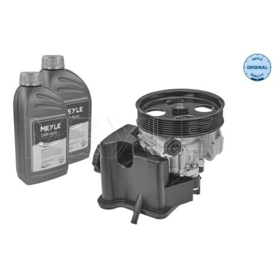 Billede af MEYLE 014 631 0010/S Hydraulikpumpe Hydraulisk 7 med ekspansionsbeholder, oliemængde for olieskylning MERCEDES BENZ: C klasse Sedan