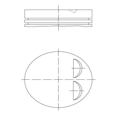 Billede af Stempel MAHLE ORIGINAL 039 PI 00122 002