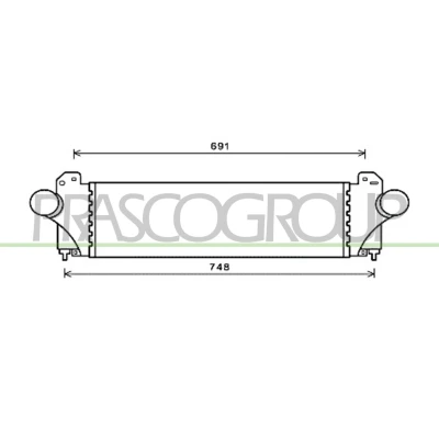 Billede af PRASCO FT929N001 Intercooler IVECO: Daily 6 Pritsche/Fahrgestell,