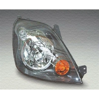 Billede af MAGNETI MARELLI 710301224306 Forlygter højre W5W, H4, PY21W Halogen med blinklys til højrekørsel uden pærer, indstillingsmotor for LWR