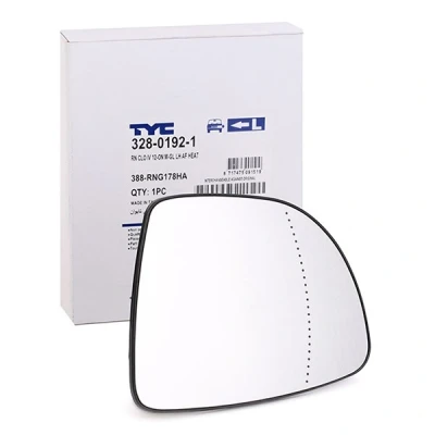 Billede af TYC 328 0192 1 Spejlglas venstre RENAULT: CLIO 4, Captur, 4 Kasten