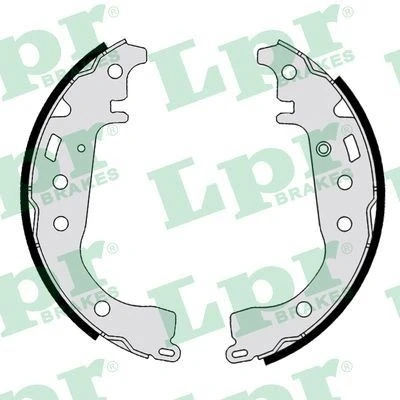Billede af LPR 07860 Bremsebakker 200 32 TOYOTA: Yaris III Hatchback, I Verso, SUBARU: JUSTY 4