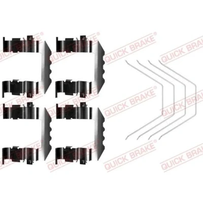 Billede af QUICK BRAKE 109 0018 Tilbehørssæt, skivebremsebelægning HYUNDAI: i40 Stationcar, Kona SUV, Sedan, CITROËN: C4 II Hatchback