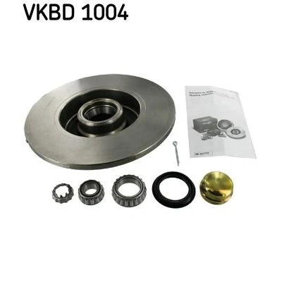 Billede af SKF VKBD 1004 Bremseskiver 226 10 fuldstændigt med integreret hjulleje VOLKSWAGEN: GOLF 2, 3, Jetta 2