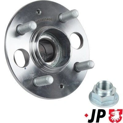 Billede af JP GROUP 3451401400 Hjulnav 4 med integreret magnetisk sensorring, hjulleje, hjulbolte add on materiale Bagaksel venstre, højre
