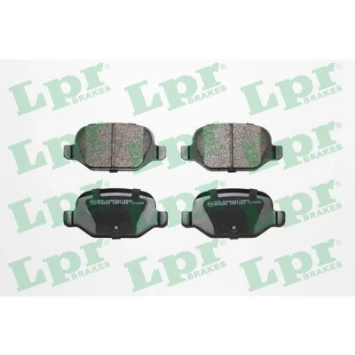 Billede af LPR 05P1265 Bremseklodser FIAT: 500 Hatchback, C Cabriolet, ABARTH: / 595 695 500C 595C 695C Cabriolet