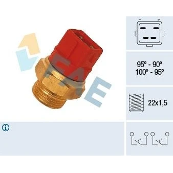 Billede af Temperaturkontakt, kølerventilator FAE 37960