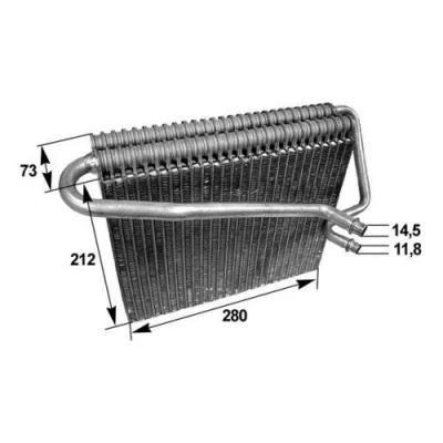 Billede af MAHLE ORIGINAL AE 47 000S Fordamper uden ekspansionsventil