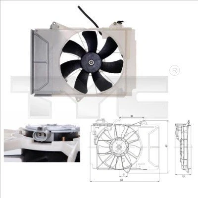 Billede af Ventilator, køler TYC 836 0011