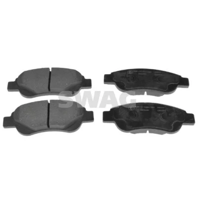 Billede af SWAG 62 91 6589 Bremseklodser foraksel Ekskl. slidadvarselskontakt TOYOTA: Aygo, CITROËN: C1 I, II, PEUGEOT: 107 Hatchback, 108 Hatchback