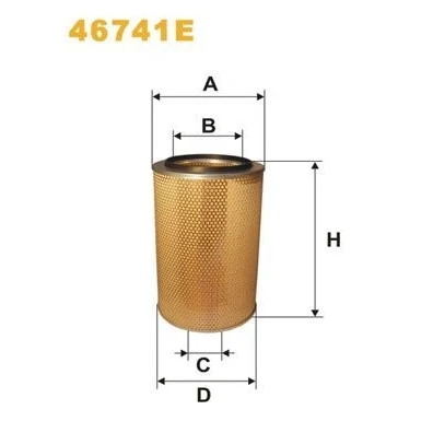 Billede af WIX FILTERS 46741E Luftfilter 471 302 Filterindsats