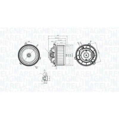 Billede af MAGNETI MARELLI 069412363010 El motor, kabineventilator 12