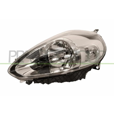 Billede af PRASCO FT3444904 Forlygter venstre H4 krom med indstillingsmotor for LWR