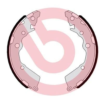 Billede af BREMBO S 30 542 Bremsebakker 180 27 KIA: Picanto II, III
