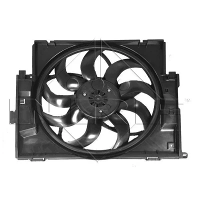 Billede af NRF 47736 Køleventilator 485 12 600 med kølerventilatorramme (karm), Kulløs motor