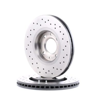 Billede af BREMBO XTRA LINE 09.8760.1X Bremseskiver 283 26 4 perforeret/indv. ventileret coatet højkarboniseret med skruer PEUGEOT: Partner II Van, 308 I SW