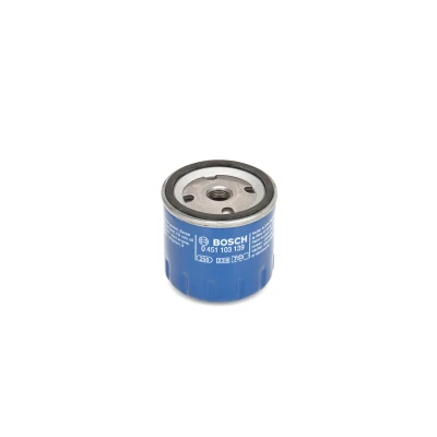 Billede af BOSCH 0 451 103 139 Oliefilter M 16 x 1,5 med to returløbs stop ventiler Påskruet filter CITROËN: 2CV Sedan, PEUGEOT: 205 II Hatchback