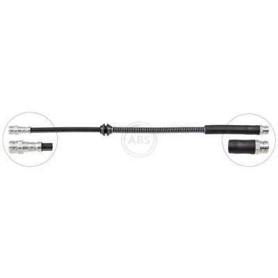 Billede af A.B.S. SL 1217 Bremseslange 484 INN M10X1.0 VOLKSWAGEN: Caddy 3