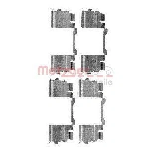 Billede af METZGER 109 1730 Tilbehørssæt, skivebremsebelægning FIAT: Ducato III Bus, Ladvogn / Chassis