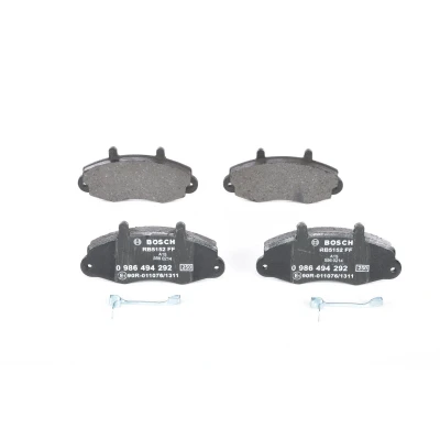 Billede af BOSCH 0 986 494 292 Bremseklodser Low Metallic Inkl. slidadvarselskontakt med fjeder