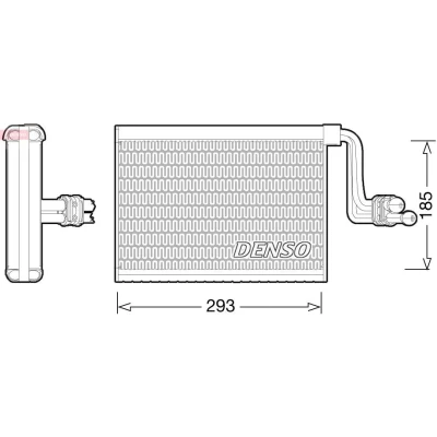 Billede af DENSO DEV05002 Fordamper