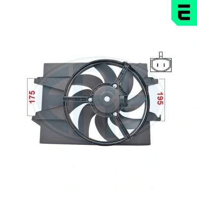 Billede af ERA 352085 Køleventilator 12