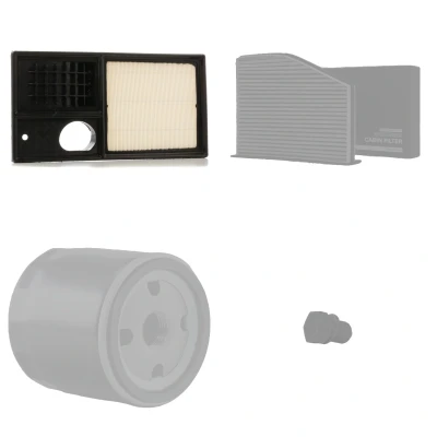 Billede af MAPCO 68830 Filter sæt i fire dele SKODA: Octavia II Hatchback, 2 Combi, SEAT: Leon Altea XL,