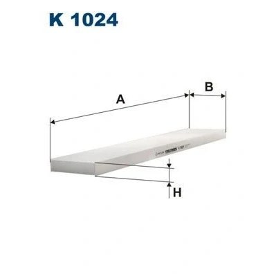 Billede af FILTRON K 1024 Kabinefilter Partikelfilter 535 110 25 FORD: Galaxy Mk1 MPV, VOLKSWAGEN: Sharan I, SEAT: Alhambra I