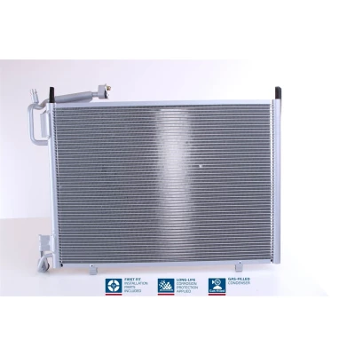 Billede af NISSENS 940523 Kondensator uden tørrer Aluminium 540 R 134a
