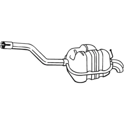 Billede af BOSAL 233 871 Lydpotte SKODA: Octavia 2 Combi, II Hatchback