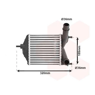 Billede af VAN WEZEL 17004280 Intercooler