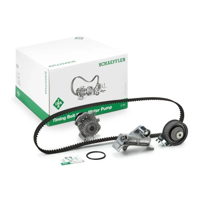 Billede af INA 530 0345 30 Vandpumpe + Tandremssæt med vandpumpe, add on materiale VOLKSWAGEN: Golf 4, 4 Variant, Sharan I, AUDI: A3 Hatchback, TT Coupe