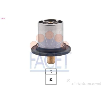 Billede af FACET 7.8510 Termostat 82 Made in Italy OE Equivalent CITROËN: C5 II Hatchback, C6 Sedan, 3, PEUGEOT: 407 406 Coupe, SW
