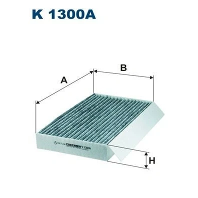 Billede af FILTRON K 1300A Kabinefilter Aktivkulfilter 260 149 34 RENAULT: MEGANE 3 Grandtour, Coupe,