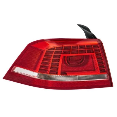 Billede af HELLA 2SK 010 744 031 Baglygter venstre ydre del LED, PY21W, W21W 12 Rød, hvid med pærer pærefatning VOLKSWAGEN: Passat B7 Sedan