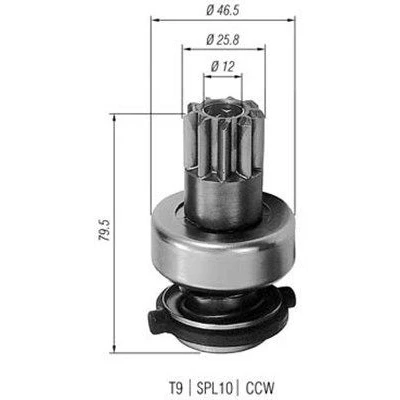 Billede af MAGNETI MARELLI 940113020183 Spidshjul, starter