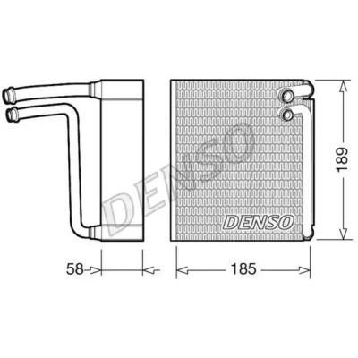 Billede af DENSO DEV09025 Fordamper