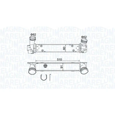 Billede af MAGNETI MARELLI 351319204880 Intercooler BMW: 1 Hatchback