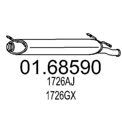 Billede af MTS 01.68590 Lydpotte 890