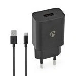 Billede af Vægoplader 1x 2.4 A Antal output: 1 USB Type C (Løs) kabel 1.00 m 12 W Single spænding output
