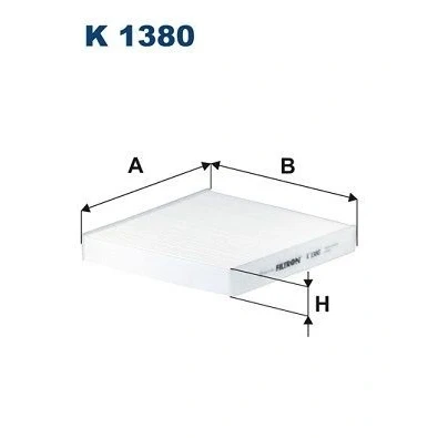 Billede af FILTRON K 1380 Kabinefilter Partikelfilter 215 30 IVECO: Daily 6 Pritsche/Fahrgestell,