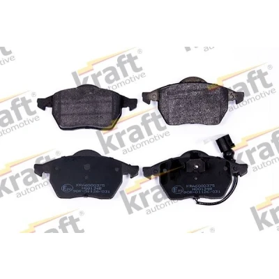 Billede af KRAFT 6000375 Bremseklodser foraksel Inkl. slidadvarselskontakt VOLKSWAGEN: Polo IV Hatchback, Golf 4, 4 Variant, SEAT: Ibiza 3, Leon I Hatchback